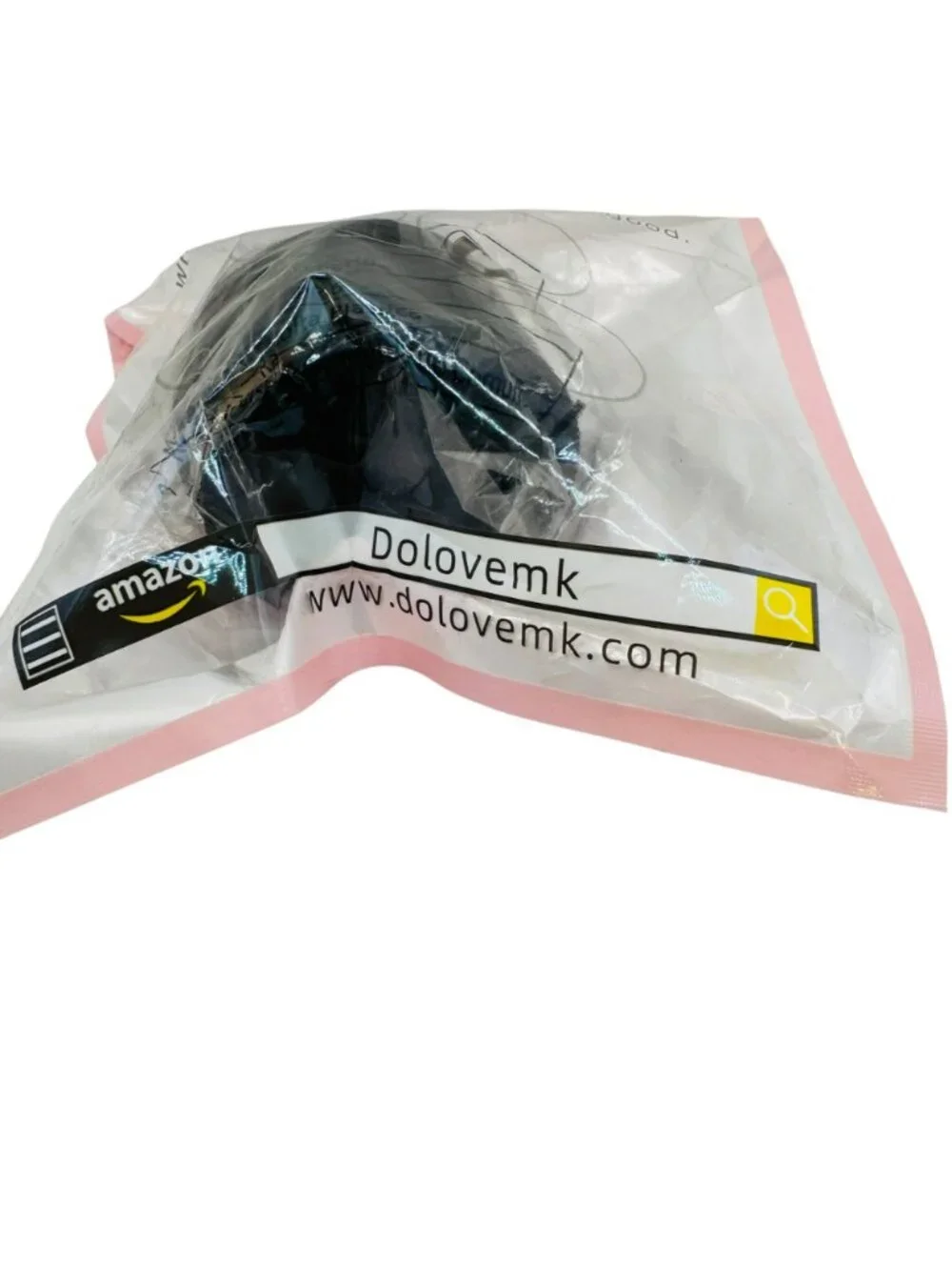 Dolovemk Black & Gold Blush Brush Compact Size New In Sealed Packaging